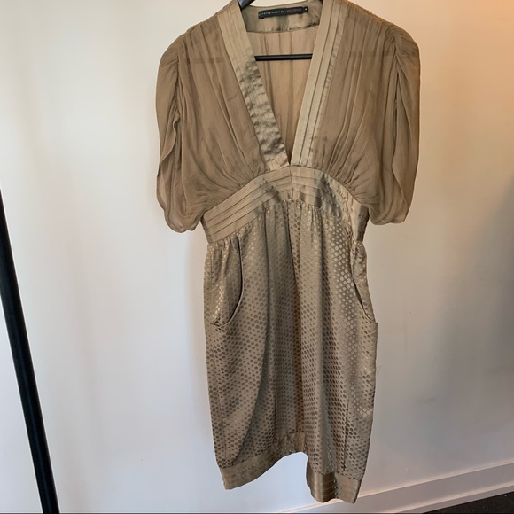 Development Silk Bronze Dress Size 4 - Picture 1 of 6